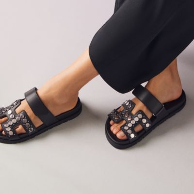 シプレ - ブラック - レディス シューズ | エルメス | Hermès